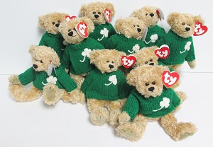 Blarney, the Irish Bear<br>Ty - Attic Treasures<br>(Click Picture-FULL DETAILS)<BR>